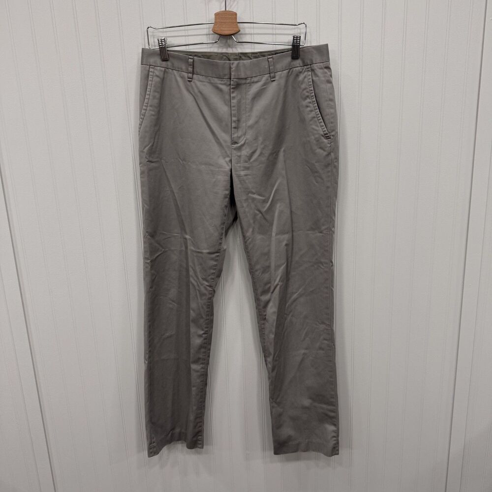 Bonobos Men's W33xL32 Gray "Friday" Weekday Warrior Straight Fit Chino Pants